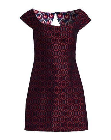 LA DOUBLE J Kurzes Kleid Bordeaux 31% Wolle, 31% Acryl, 25% Recyceltes Polyester, 13% Polyester