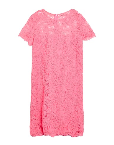 ERMANNO SCERVINO Midi dress Pink 90% Polyester, 10% Polyamide
