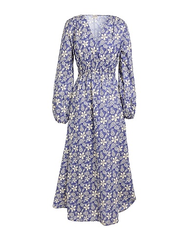 MASSIMO ALBA Midi dress Purple 100% Cotton