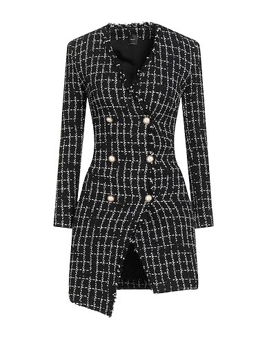 PINKO Blazer dress Black 70% Cotton, 24% Polyester, 3% Polyamide, 3% Viscose