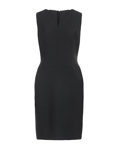 PAULE KA Sheath dress Black 54% Polyester, 44% Virgin Wool, 2% Elastane, Cotton, Viscose