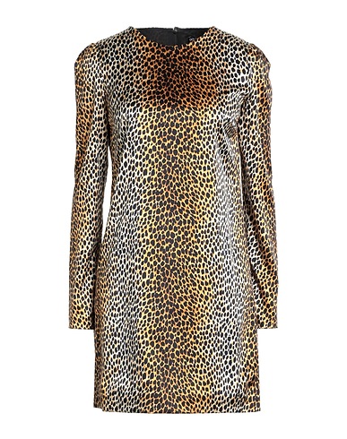 DOLCE&GABBANA Elegantes Kleid Beige 92% Seide, 8% Elastan