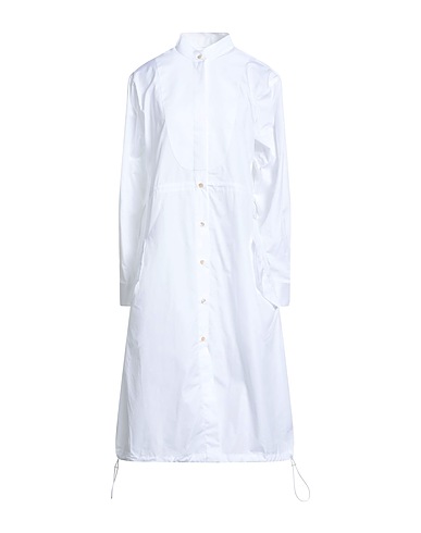 WALES BONNER Hemdkleid Weiß 100% Baumwolle