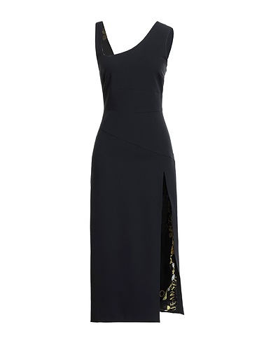 VERSACE JEANS COUTURE Midi dress Black 88% Polyester, 12% Elastane