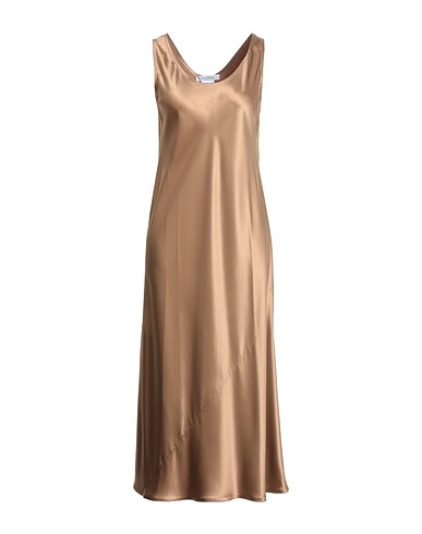MAX MARA Midi dress Sand 100% Silk