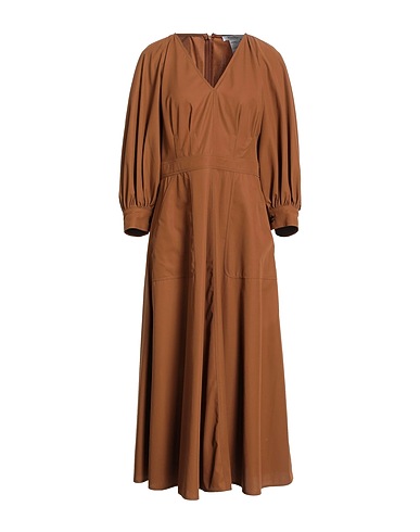MAX MARA Midi dress Brown 100% Cotton