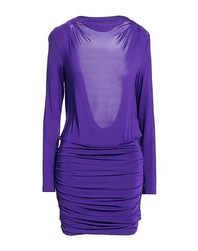 VERSACE JEANS COUTURE Sheath dress 93% Viscose, 7% Elastane