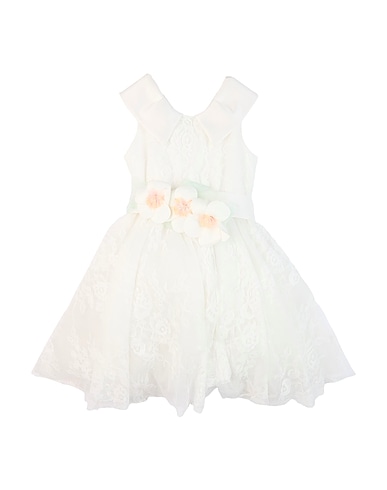 COLORICHIARI Vestido para bebé  White 100% Nylon