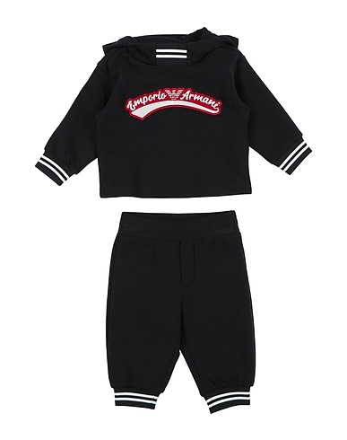 EMPORIO ARMANI Completo Baby  Blu notte 76% Cotone, 18% Poliestere, 6% Elastan