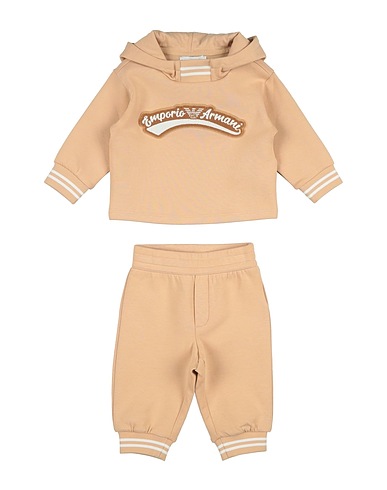 EMPORIO ARMANI Baby co-ord Sand 76% Cotton, 18% Polyester, 6% Elastane