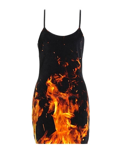 BALMAIN Sheath dress Black 80% Cotton, 20% Polyester