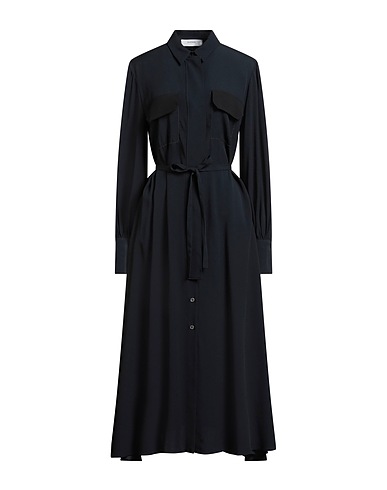 BEATRICE .B Midi dress Midnight blue 78% Acetate, 22% Viscose