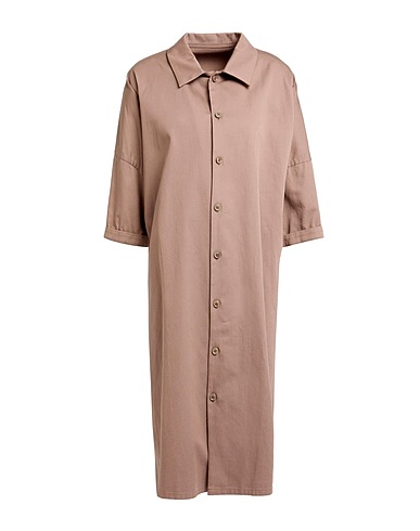 Y'S YOHJI YAMAMOTO Vestito chemisier Tortora 100% Cotone