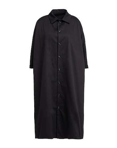 Y'S YOHJI YAMAMOTO Vestido camisero NERO 100% Algodón