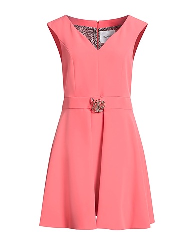 BLUGIRL Short dress Salmon pink 89% Polyester, 11% Elastane