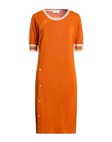 LIU •JO Sheath dress Orange 80% Viscose, 20% Polyamide