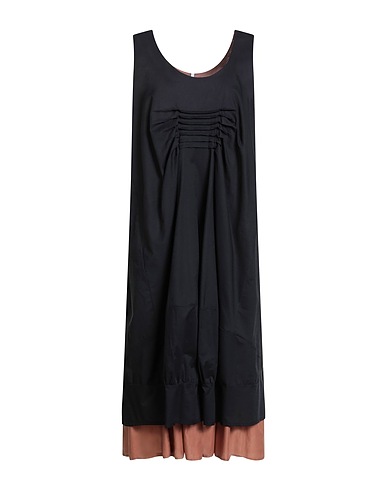CORINNA CAON Midi dress Black 100% Cotton