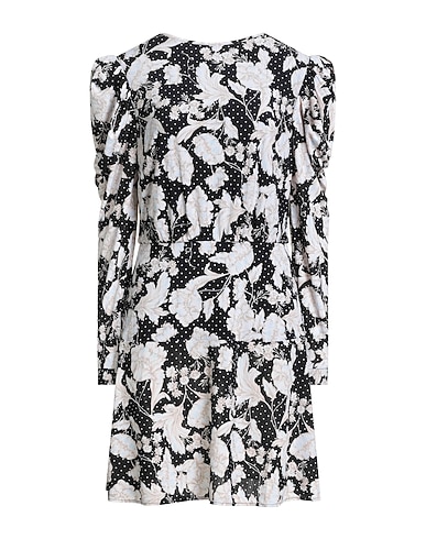 GUESS Short dress Black 96% Polyester, 4% Elastane