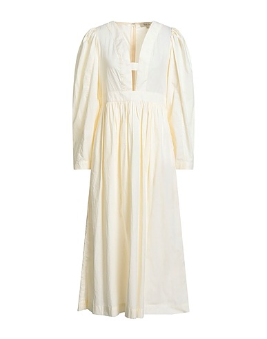 SEA Midi dress Cream 100% Cotton