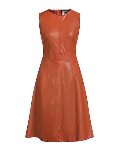 SILVIAN HEACH Midi dress Tan 100% Polyurethane