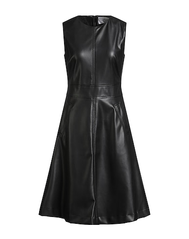 SILVIAN HEACH Midi dress Black 100% Polyurethane