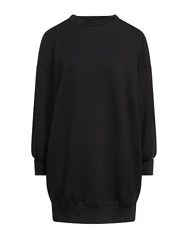 HAVEONE Short dress Black 55% Polyester, 40% Viscose, 5% Elastane