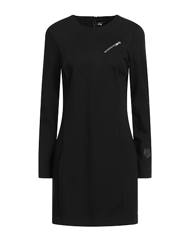 LOVE MOSCHINO Short dress Black 69% Viscose, 25% Polyamide, 6% Elastane