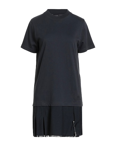 BALENCIAGA Short dress Black 50% Polyester, 50% Wool, Cotton, Elastane