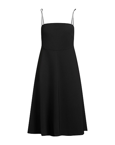 BEATRICE .B Midi dress NERO 53% Polyester, 43% Virgin Wool, 4% Elastane
