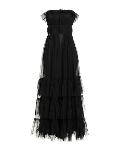 LIU •JO Long dress Black 100% Polyester
