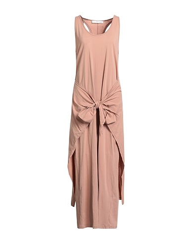 TELA Long dress Light brown 100% Cotton