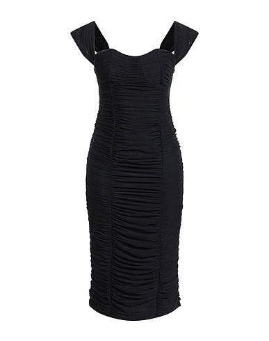 MAR DE MARGARITAS Elegant dress Black 80% Polyamide, 20% Elastane