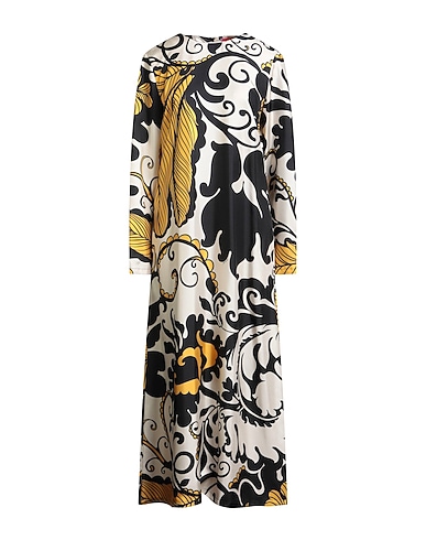 LA DOUBLE J Long dress Ivory 100% Silk