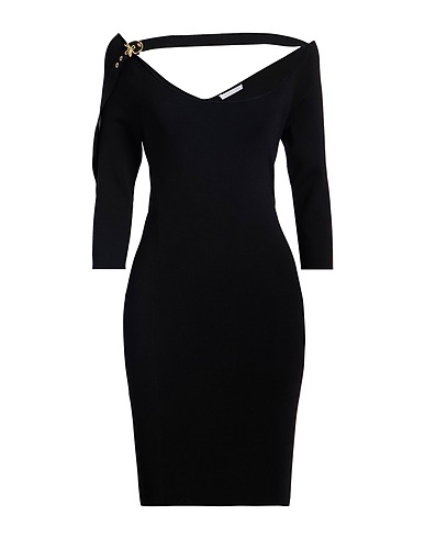 PATRIZIA PEPE Sheath dress Black 37% Lyocell, 28% Viscose, 20% Polyamide, 13% Cotton, 2% Elastane