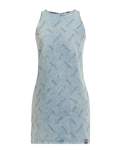 VERSACE JEANS COUTURE Denim dress Blue 100% Cotton