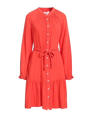XíRENA Shirt dress Orange 100% Cotton