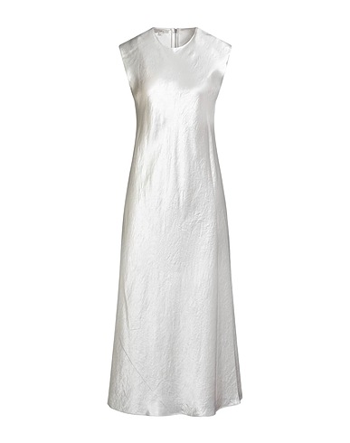 VINCE. Midi dress Light grey 100% Naia™ Acetate