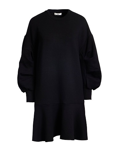 TWINSET Short dress U&B Black 51% Polyester, 43% Viscose, 6% Elastane