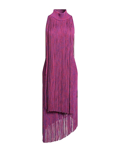 BURBERRY Midi dress Red 95% Viscose, 5% Polyester