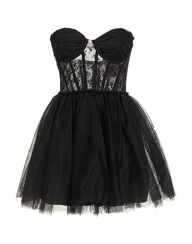 ANIYE BY Elegant dress Black 81% Polyamide, 19% Elastane