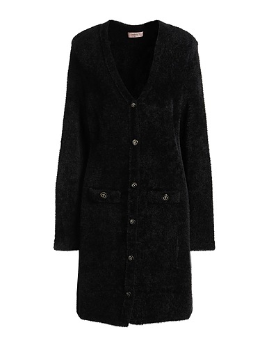 TWINSET Cardigan Black 75% Polyamide, 13% Polyester, 12% Viscose