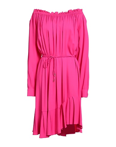 AZ FACTORY Midi dress Fuchsia 97% Viscose, 3% Elastane