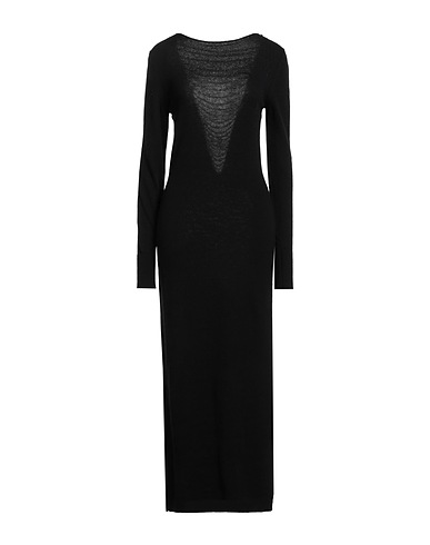 CIRCUS HOTEL Knit dress Black 95% Virgin Wool, 5% Cashmere