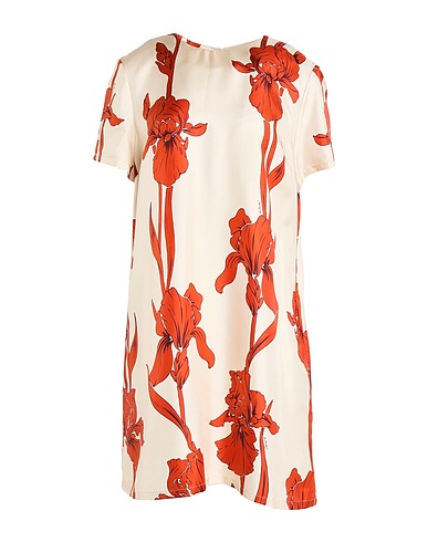 LA DOUBLE J Short dress Ivory 100% Silk