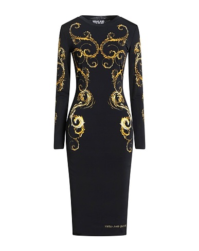 VERSACE JEANS COUTURE Tubino Nero 90% Viscosa, 10% Elastan