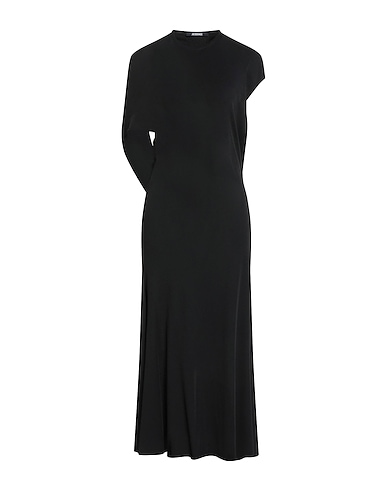 JACQUEMUS Vestito midi Nero 82% Viscosa, 18% Poliammide