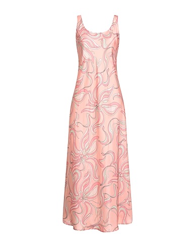 MALÌPARMI Long dress Pink 100% Silk