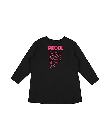 PUCCI Vestito Nero 100% Cotone, Elastan, Poliestere