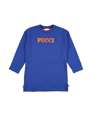 PUCCI Felpa Blu 100% Cotone