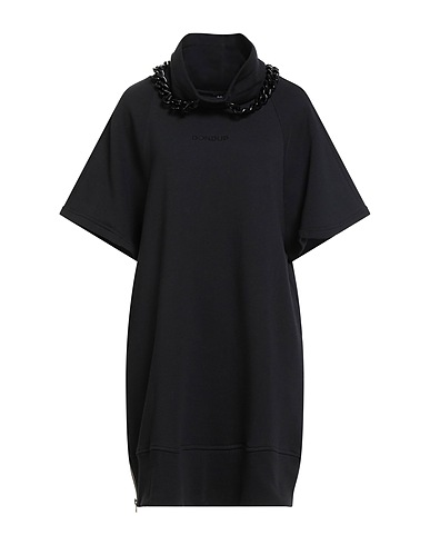DONDUP Kurzes Kleid Schwarz 100% Baumwolle